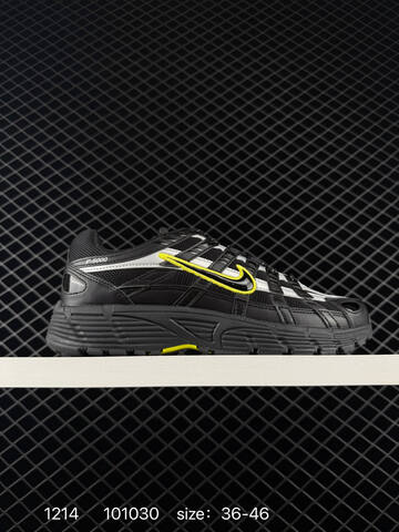 Nike P-6000 Black Silver Volt EU 36-46 Running - Unisex (BS-73707)