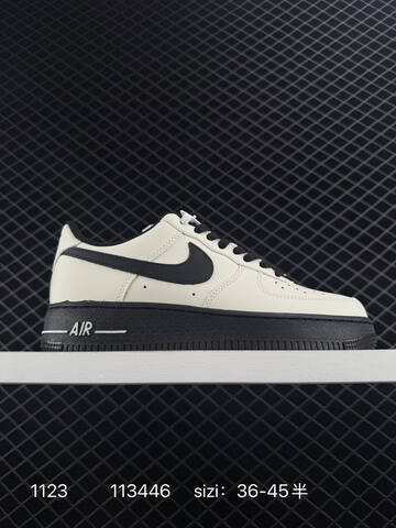 Nike Air Force 1 Low Sail Black EU 36-45 5 Lifestyle - Unisex (BS-74044)