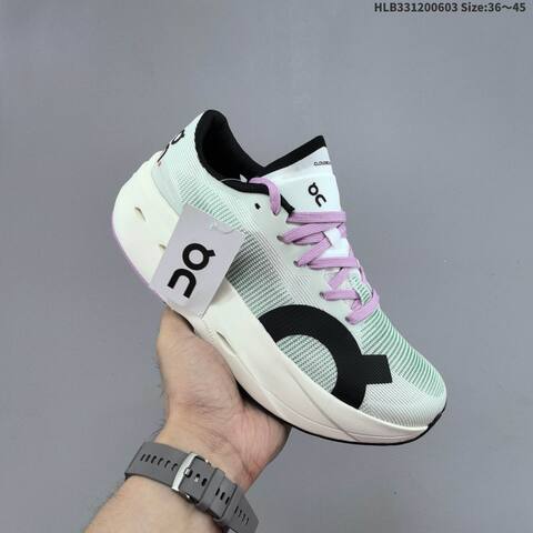 On Cloudboom Volt White Mint Green Purple Black EU 36-45 Running Shoe Running Sneakers - Unisex BS-69503