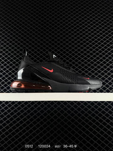 Nike Air Max 270 Black White Gold Red EU 36-45 Running - Unisex (BS-71502)
