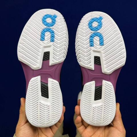 On Running The Roger Pro 2 MF30102890 Black Purple White Blue Tennis Shoe Casual Sneakers BS-86757
