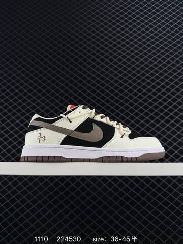 Nike SB Zoom Dunk Low Various Colorways Black Cream Brown Black White Gray Cream Black Pink 36-45 5 Skate - Unisex (BS-74272)