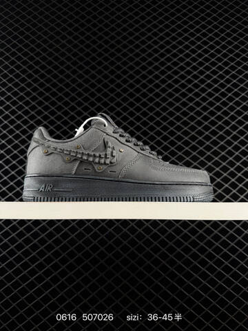 Nike Air Force 1 07 Dark Grey Black EU 36-45 Sneaker - Unisex (BS-70753)
