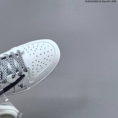 Nike Air Jordan 1 x Travis Scott White Navy Red EU 36-45 Lifestyle - Unisex (BS-66922)