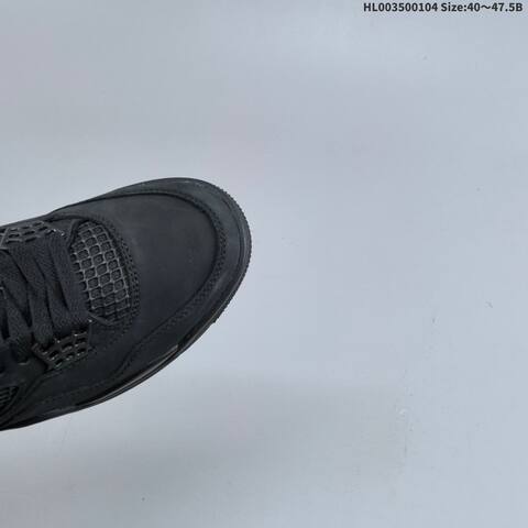 Jordan Air Jordan 4 Retro Black 40 47 5 Basketball - Men's (BS-67119)