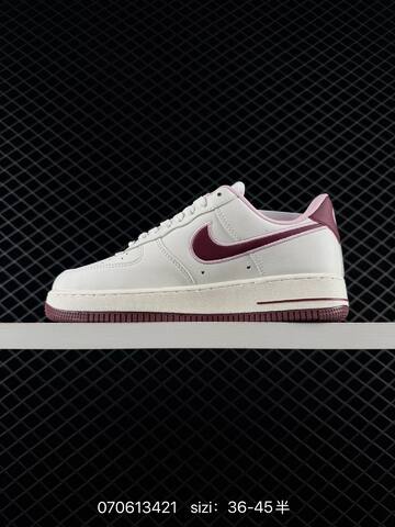 Nike Air Force 1 Low Sail Burgundy Light Pink EU 36-45 Lifestyle - Unisex (BS-70393)