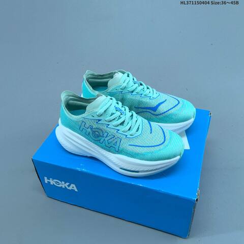 HOKA ONE ONE Mach X 2 Bright Blue Dark Blue White EU 36-45 Running Shoe Running Sneakers - Unisex (BS-69360)