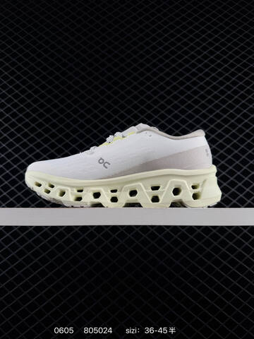 On Cloudmonster 2 Dark Grey White Black EU 36-45 Running Shoe Running Sneakers - Unisex (BS-85199)