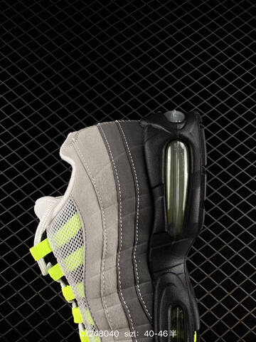 Nike Air Max 95 OG Black Grey White Neon Yellow EU 40-46 Running - Men's (BS-70097)