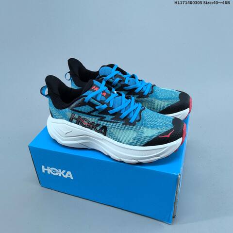HOKA Challenger 8 Mint Green White Orange Black EU 36-41 Running Shoe Running Sneakers - Unisex (BS-69387)