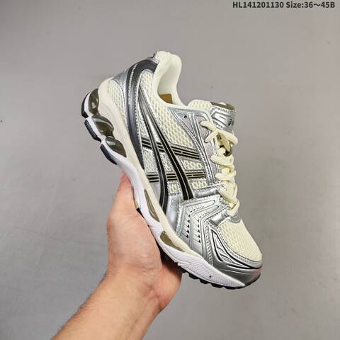 Asics Gel-Kayano 14 Cream Silver Black EU 36-45 Running Shoe Running Sneakers - Unisex (BS-69203)