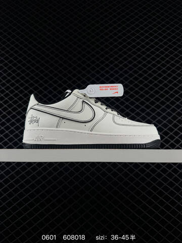 Nike Air Force 1 07 Off White Black Navy Blue EU 36-45 Skate - Unisex (BS-71048)