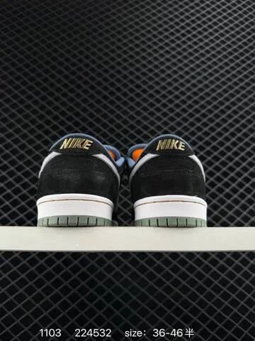 Nike Dunk SB Low Black White Grey Light Green EU 36-46 5 Skate - Unisex BS-74392
