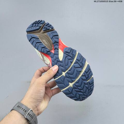 ASICS GEL-KAHANA 8 Cream Beige Red Blue EU 36-45 Trail Shoe Trail Running Sneakers - Unisex (BS-68837)