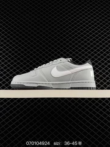 Nike Big Low 355152-016 Light Grey White Black EU 36-45 Skate - Unisex (BS-70314)