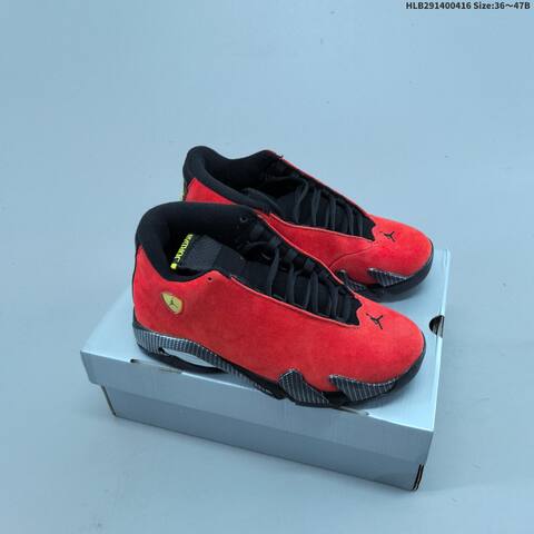 Jordan Air Jordan 14 Retro Bred White Black Red EU 36-47 Basketball - Unisex (BS-66164)