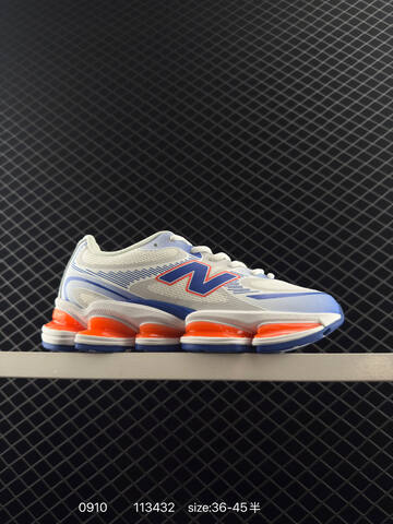 New Balance 2000 White Blue Orange Grey EU 36-45 Running Shoe Unisex BS-82846