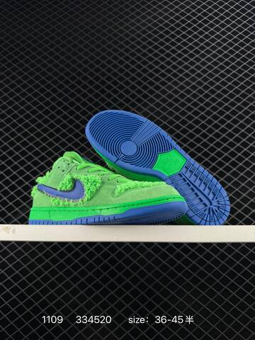Nike SB Dunk Low QS Grateful Dead Green Bear Orange Green EU 36-45 Skate - Unisex BS-74290