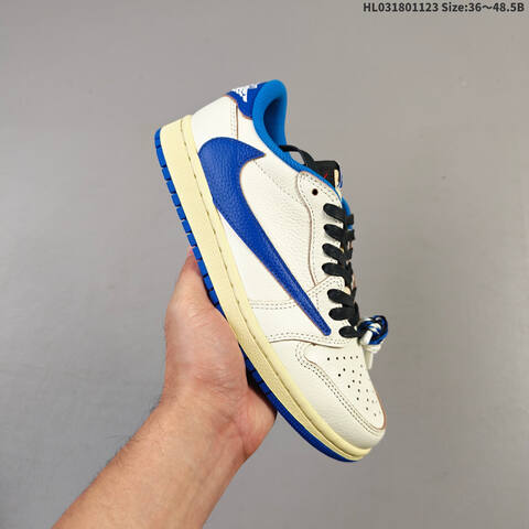 Nike Air Jordan 1 Low OG SP Sail University Blue Black Neutral Grey EU 36 48 5 Casual - Unisex (BS-63220)