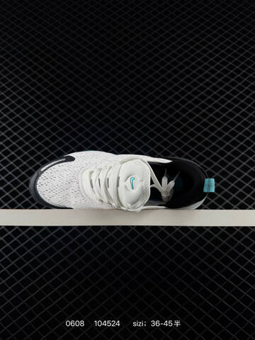Nike Air Max 270 Flyknit White Black Teal Clear EU 36-45 Running - Unisex (BS-70888)