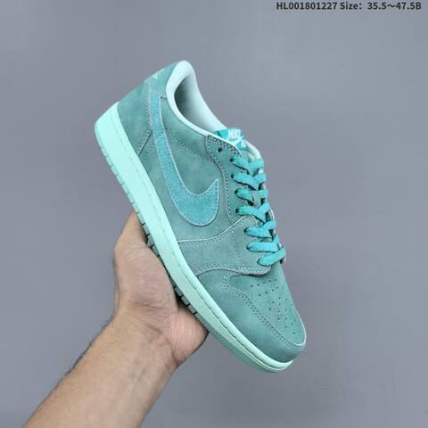 Nike Air Jordan 1 Low OG Washed Team Teal Blue-green 35 5 47 5 Casual - Unisex (BS-67244)