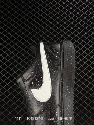 Nike Air Force 1 Black White Speckled EU 36-45 Lifestyle - Unisex (BS-74254)