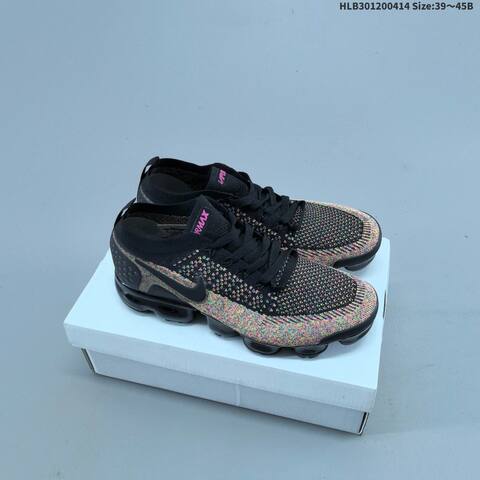 Nike Air VaporMax Flyknit 2 Black White EU 36-45 Running Shoe - Unisex (BS-60755)