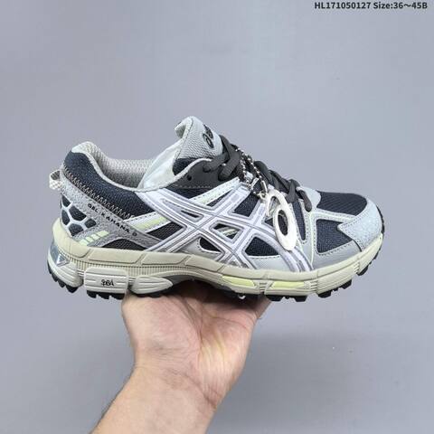 ASICS Gel-Kahana 8 Dark Grey Light Grey White Cream EU 36-45 Trail Shoe Trail Running Sneakers - Unisex (BS-69032)