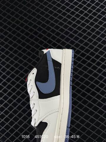 Jordan Travis Scott x Air Jordan 1 Low Reverse Mocha Black White Sail Blue Red EU 36-45 Sneaker - Unisex BS-80488
