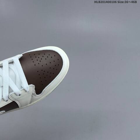Jordan Air Jordan 1 Low OG White Brown Burgundy EU 36-46 Basketball - Unisex (BS-67074)