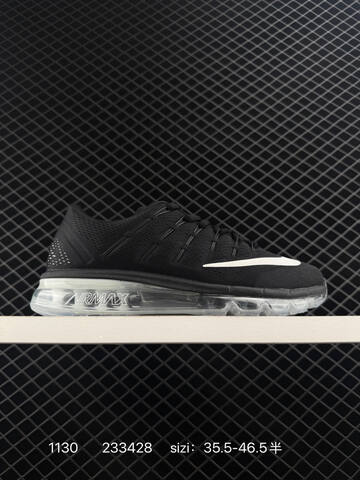 Nike Air Max 2016 Black White 35 5-46 5 Running - Unisex (BS-73922)