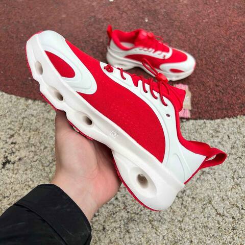 LOEWE x On Cloudsolo 3WF30604603 Red Off White US 7 EU 38 UK 5 JP 24 Running Shoe Running Sneakers - Women's (BS-86773)