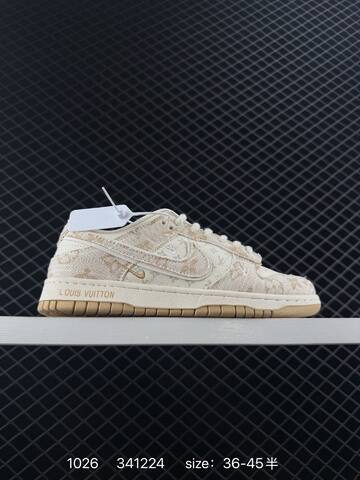 Nike SB Dunk Low Cream White Brown Black Multi EU 36-45 Skate - Unisex (BS-74547)