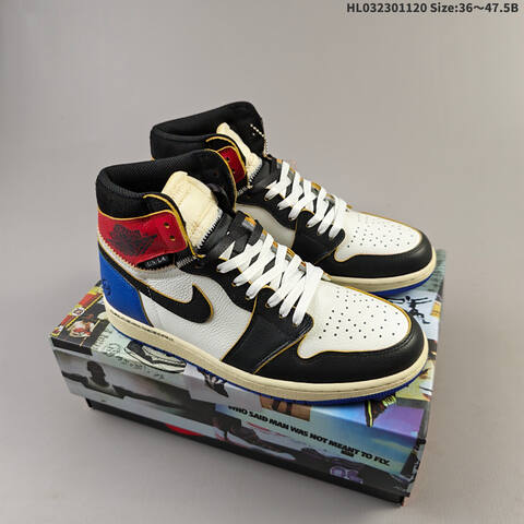 Union x Fragment Design x Air Jordan 1 Retro High OG AIR JORDAN 1 Aj1 Lifestyle BS-67764