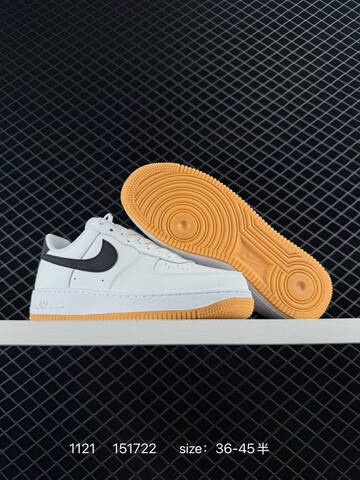 Nike Air Force 1 07 Low White Black Gum EU 36-45 Casual - Unisex (BS-74069)