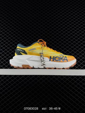 HOKA ONE ONE Mafate X Yellow Orange White Blue Brown EU 36-45 Trail Shoe Trail Running Sneakers Unisex BS-86168