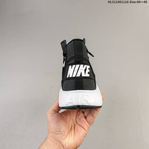 Nike Air Huarache City Mid Lea Black White EU 40-45 Sneaker - Men's (BS-63651)
