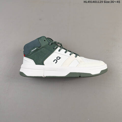 On Running THE ROGER Clubhouse Mid White Green Beige EU 36-45 Sneaker Casual Sneakers - Unisex (BS-69761)