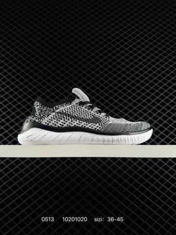 Nike Free RN Flyknit 2018 942838 Black White Grey EU 36-45 Running - Unisex BS-71492