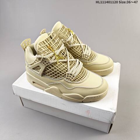 Jordan Air Jordan 4 Retro Beige Cream EU 36-47 Basketball - Unisex (BS-63370)