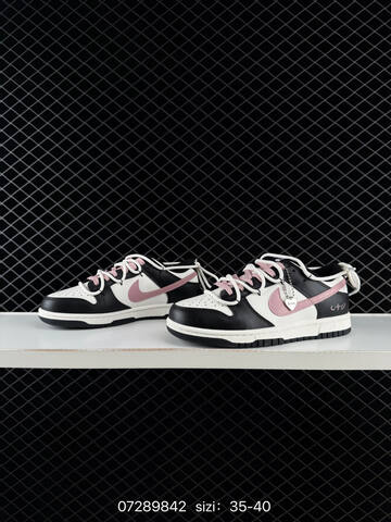 Nike SB Dunk Low CW1590-100 Black White Pink EU 35-40 Skate - Unisex BS-70044
