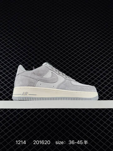 Nike Air Force 1 Low 07 Black White Gray With Red Accents EU 36-45 Casual - Unisex (BS-73716)