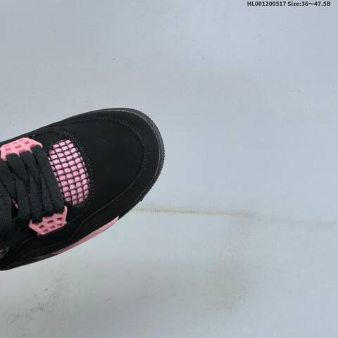Jordan Air Jordan 4 Black Pink Thunder 36 47 5 Basketball - Unisex (BS-65943)