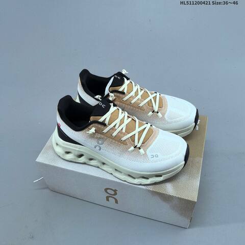 On Cloudtilt White Beige Burgundy EU 36-46 Running Shoe Running Sneakers - Unisex (BS-69590)
