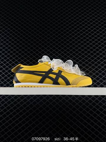 ASICS Onitsuka Tiger Mexico 66 Cream Black White EU 36-45 Sneaker Casual Sneakers - Unisex (BS-81759)