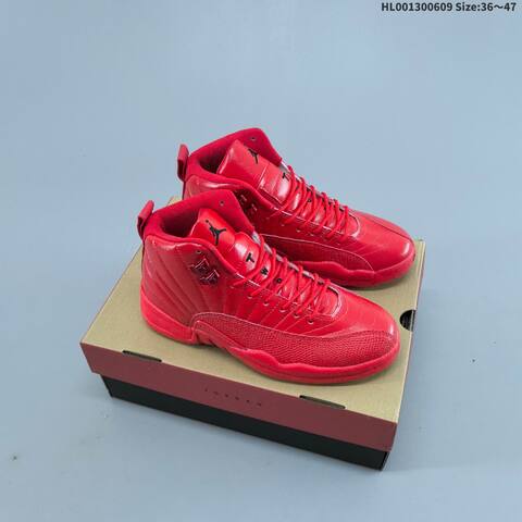 Jordan Air Jordan 12 Retro Gym Red 36 47 Basketball - Unisex (BS-65790)
