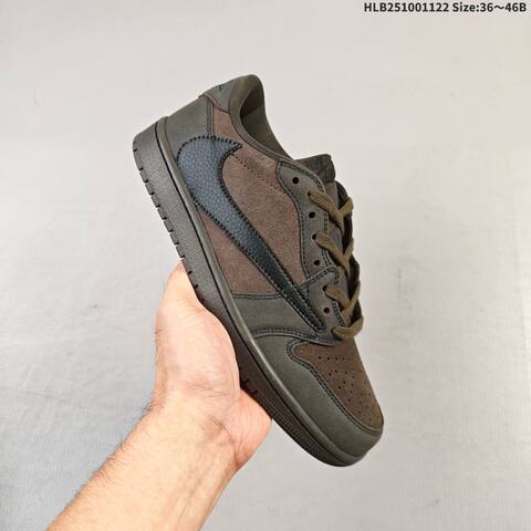 Jordan Air Jordan 1 Low x Travis Scott White Blue EU 36-46 Lifestyle - Unisex (BS-63243)