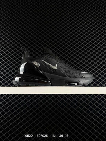 Nike Air Max 270 Black Silver EU 36-45 Running - Unisex (BS-71336)