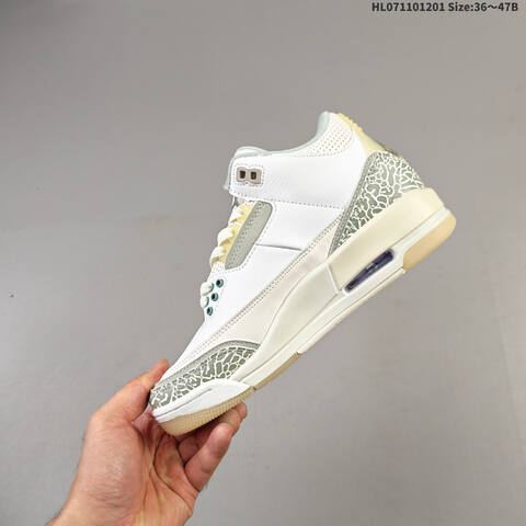 Air Jordan 3 Retro AIR JORDAN FJ9479-100 36 36 5 37 5 38 38 5 39 40 Lifestyle - Unisex (BS-67587)