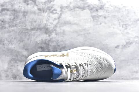 HOKA Rincon 4 White Blue Gold Running Shoe Running Sneakers (BS-59406)